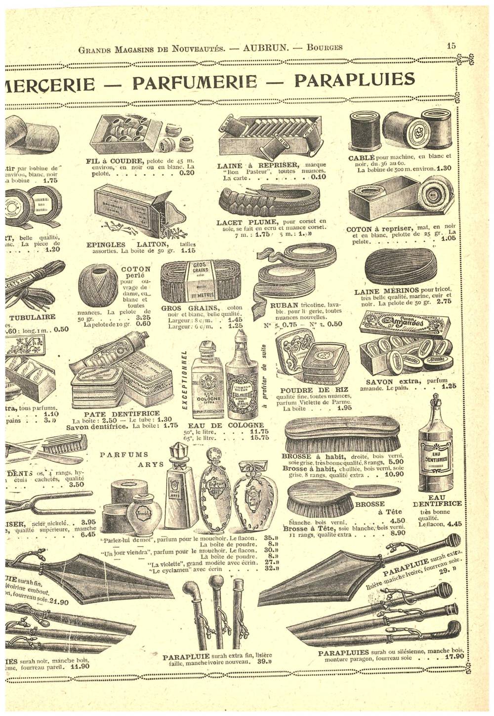 produit aubrun vintage